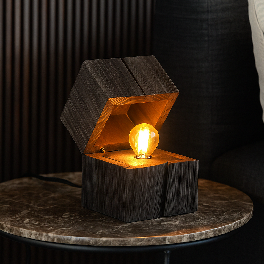 Декоративна лампа TREASURE 1x E14 Black