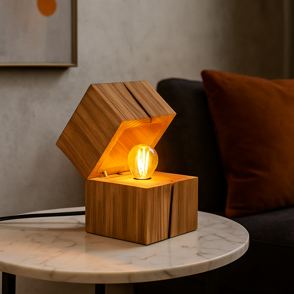 Декоративна лампа TREASURE 1x E14 Естествен финиш