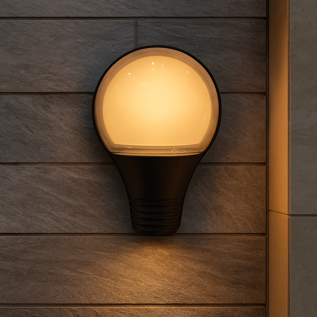 LED аплик 6W QUVI за външен монтаж, черна