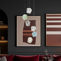LED осветително тяло тип пендел Luxury Color Glass