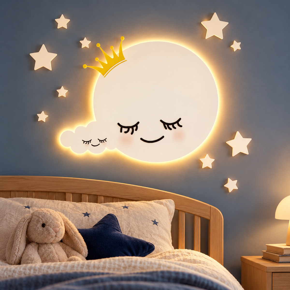 LED аплик 80W Dreamy Moon с дистанционно 5319