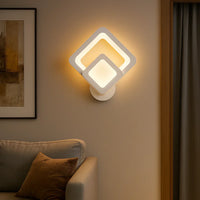 LED аплик 24W DIAMOND V2 бял