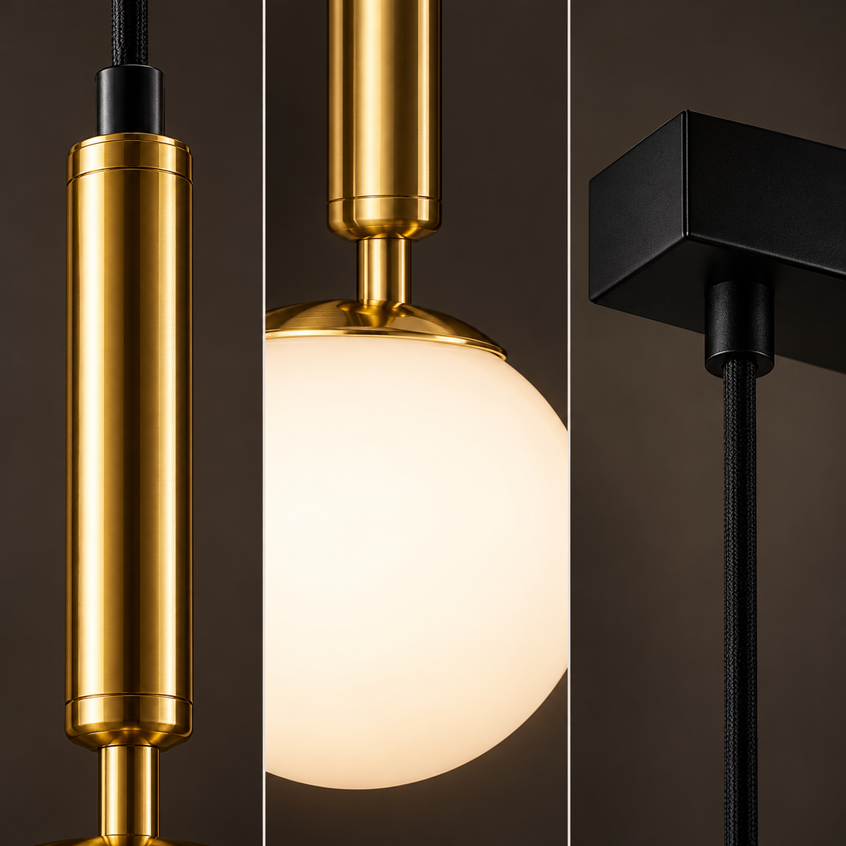 Осветително тяло Абажур MAT GOLD висящо линейно TY5128-3