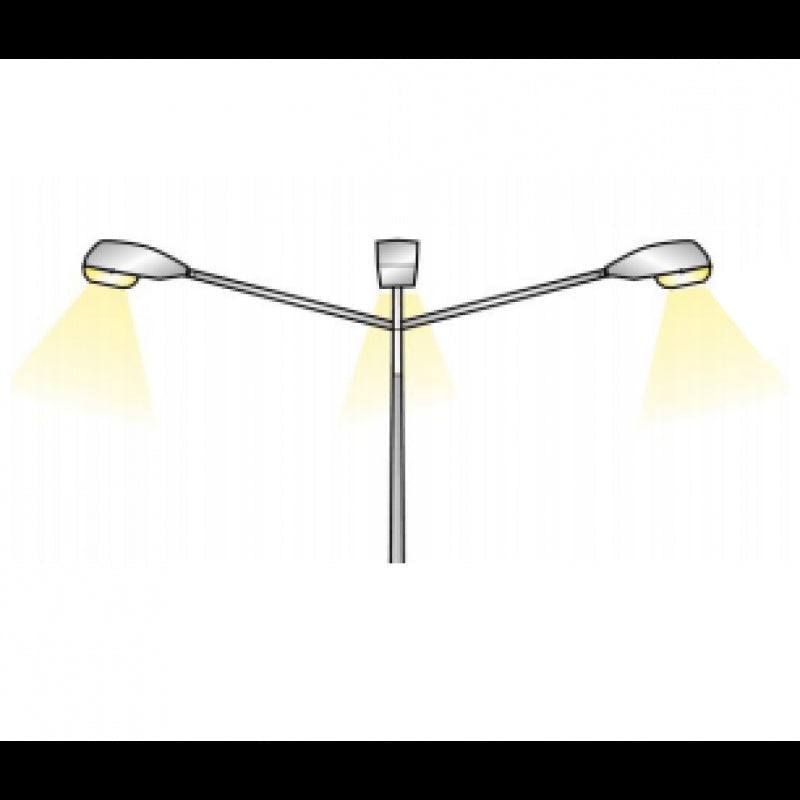 Четворно рамо за улично тяло 4x50cm