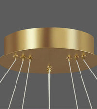 LED осветително тяло пендел Galaxy Gold 2 сегмента еквивалент 600W