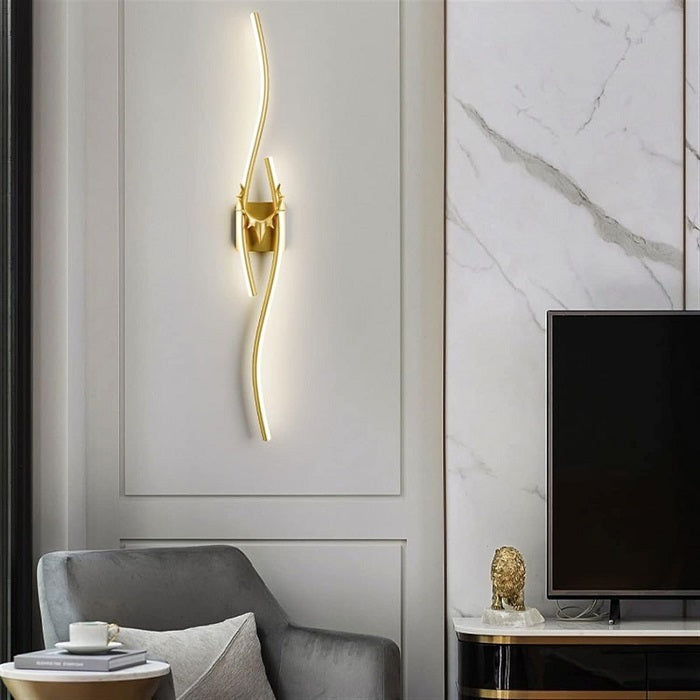 LED аплик за стена ZYBO Златист 60 cm