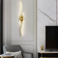 LED аплик за стена ZYBO Златист 60 cm
