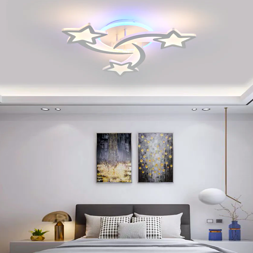 LED осветително тяло MINI STAR RGB дизайн еквивалент 400W с дистанционно