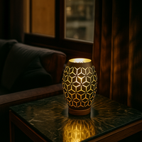 Декоративна лампа BIDAR 1xE27 Кафяво