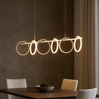 Lustra LED Suspendata Zefir Cu Telecomanda Alba ALBA / SUSPENDATE Lighting Fixtures
