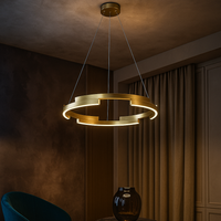 LED осветително тяло висящо Gold, еквивалент 520W, с дистанционно