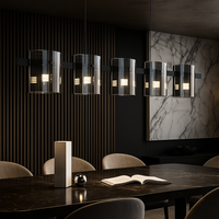 LED осветително тяло тип пендел Faye Black, еквивалент 250W
