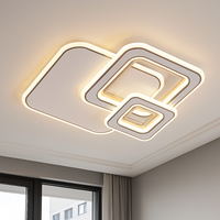 Осветително тяло LED Saro Square White Еквивалент 550W