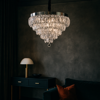 LED полилей Zolt Cristal Silver, еквивалент 550W
