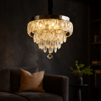 LED полилей Zolt Cristal Silver еквивалент 520W с дистанционно