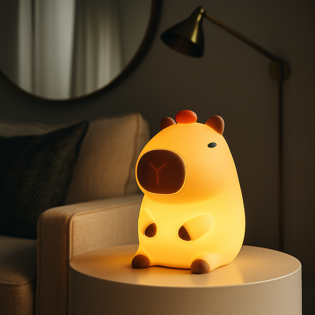 Нощна лампа CAPYBARA преносима LED RGB