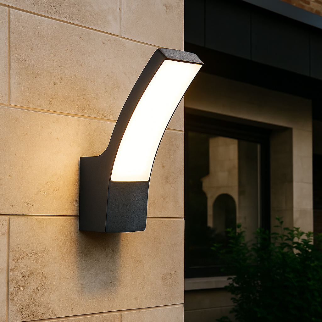 Aplica LED Exterior VAYA IP65 12W Neagra Wall Light Fixtures