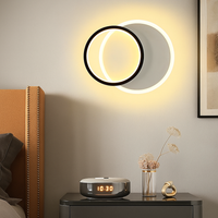 Аплик LED KARO ROUND 24W Black & White Еквивалент 2400 lm