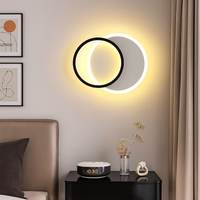 Аплик LED KARO ROUND 24W Black & White Еквивалент 2400 lm