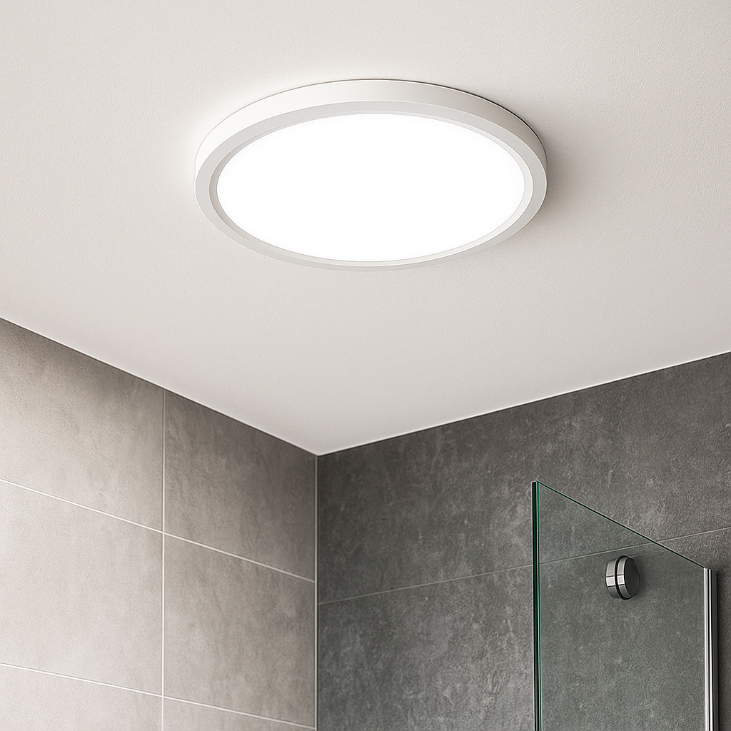 LED плафон за баня Zetta 20W 23cm IP40 3 вида светлина White еквивалент 160W