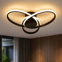 LED осветително тяло OSEN Black, за таван, с дистанционно, еквивалент 780W
