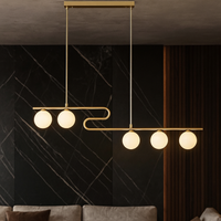 Осветително тяло абажур MAT GOLD 5xG9 EMLI Gold