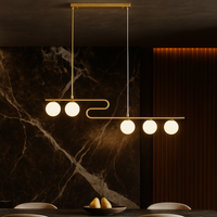 Осветително тяло абажур MAT GOLD 5xG9 EMLI Gold