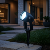 LED градински спот KOLVI 15W студена светлина черен