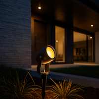 LED градински спот KOLVI 15W Топла светлина Черен