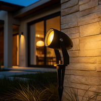 LED градински спот KOLVI 15W Топла светлина Черен