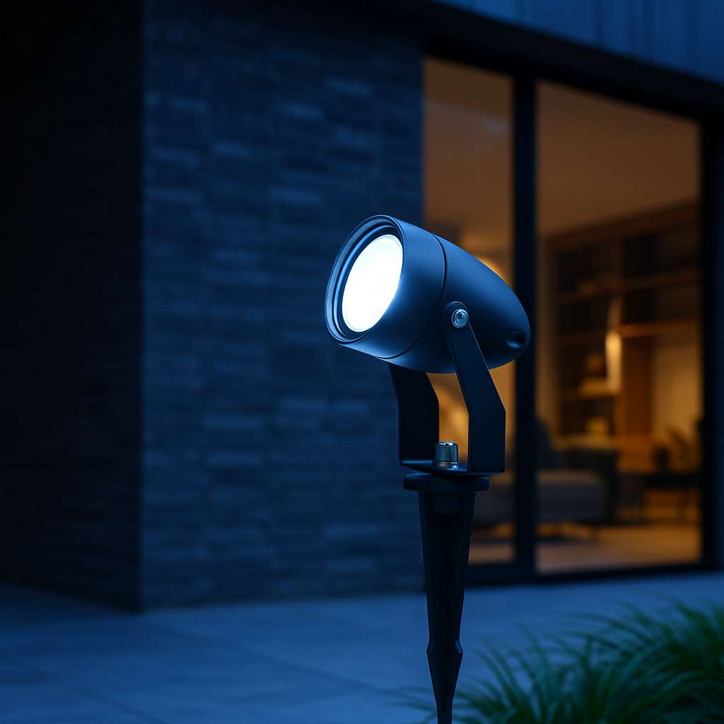 LED спот за градина KOLVI 9W Студена светлина Черен