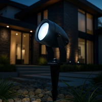 LED спот за градина KOLVI 9W Студена светлина Черен