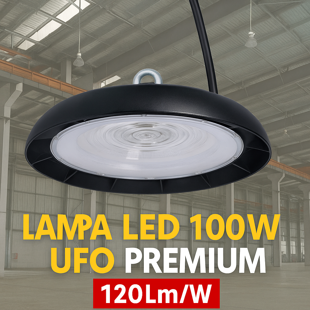 LED лампа 100W UFO Glori Premium 120Lm/w
