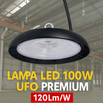 LED лампа 100W UFO Glori Premium 120Lm/w