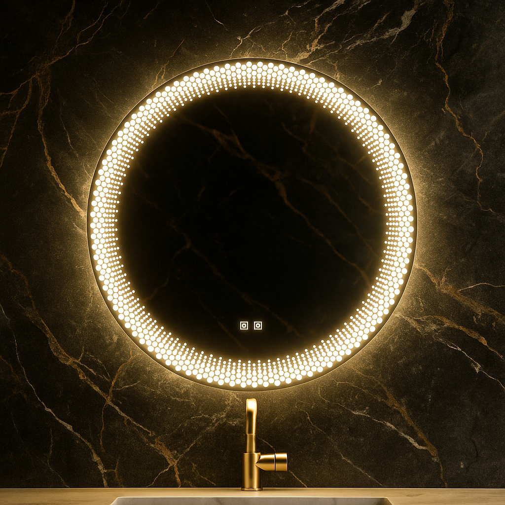 LED огледало Premium LUMI със сензор, 3 функции и система против замъгляване