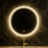 LED огледало Premium LUMI със сензор, 3 функции и система против замъгляване
