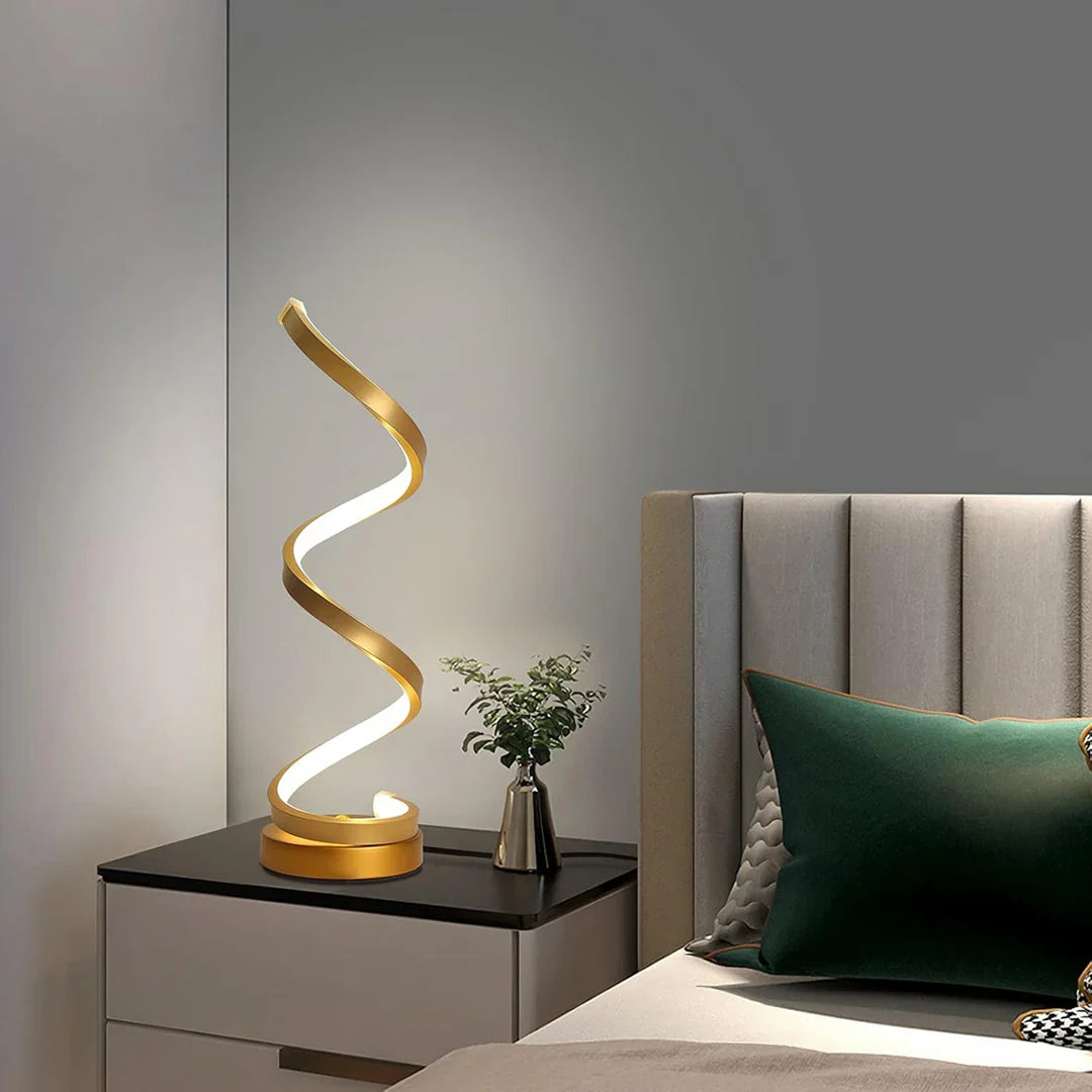 Нощна лампа LED 38W Wave златиста