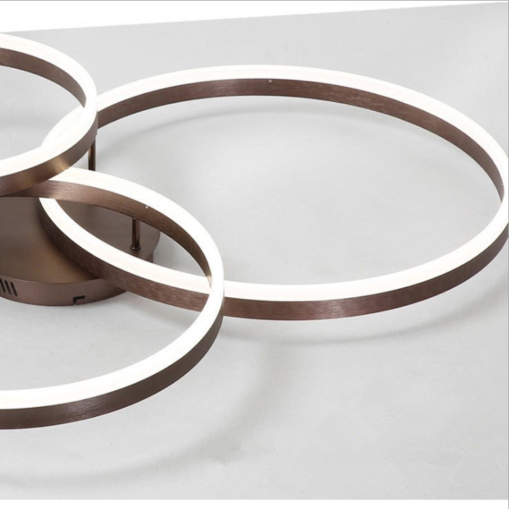 LED осветително тяло Beauty Brown Circle еквивалент 600W с дистанционно