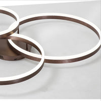 LED осветително тяло Beauty Brown Circle еквивалент 600W с дистанционно