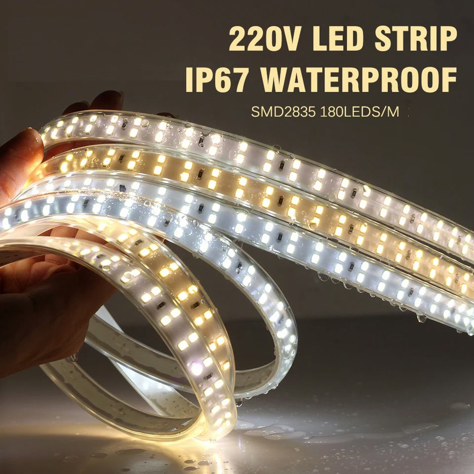 Ролка LED лента 2835 2 реда 220V - 100M