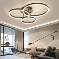 LED осветително тяло Beauty Brown Circle еквивалент 600W с дистанционно
