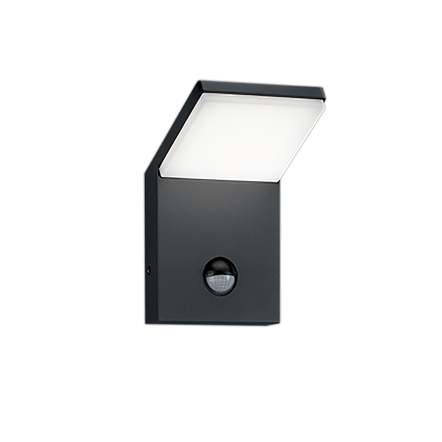 Външен LED аплик PEARL със сензор за движение, IP54, антрацит