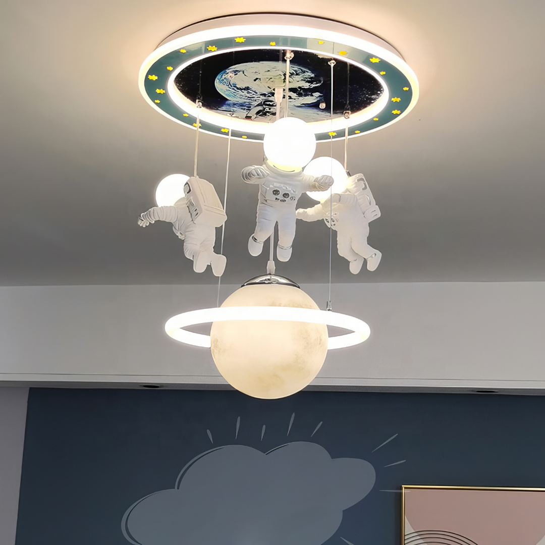 LED осветително тяло висящо 100W Astro Friends с дистанционно, еквивалент 500W