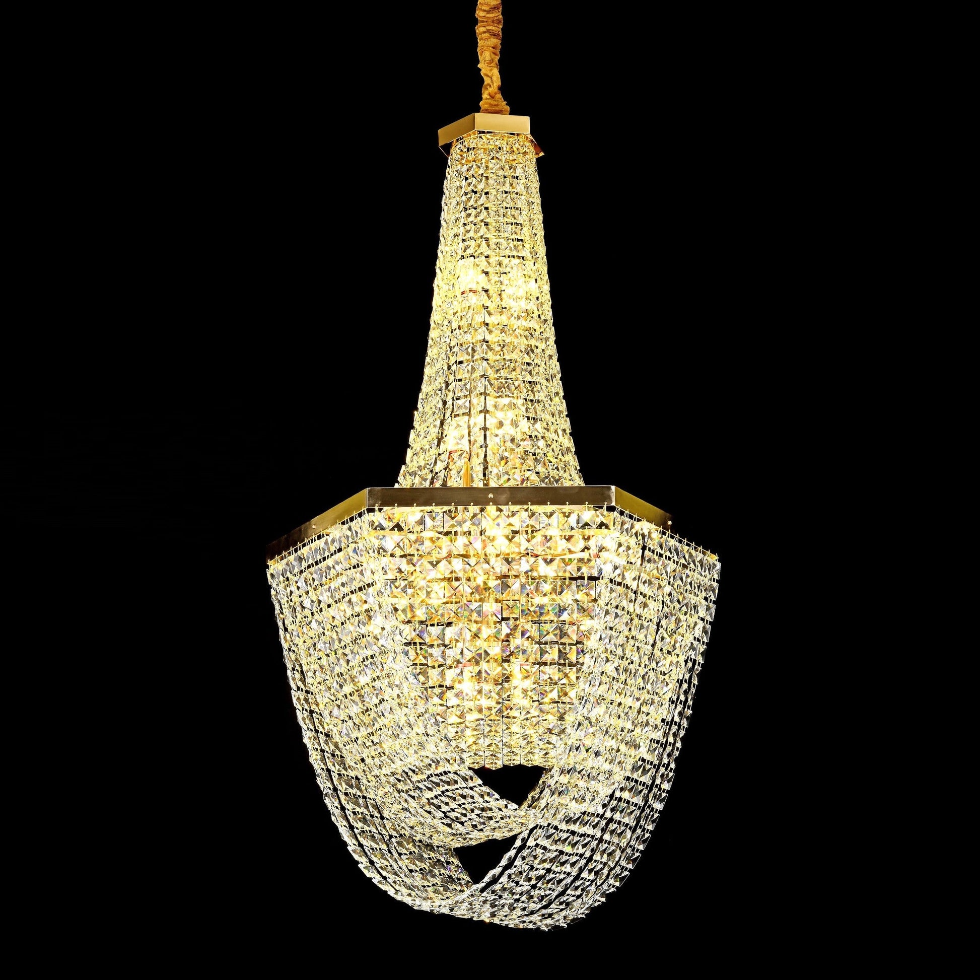 Полилей кристал LUXURY Golden 115cm -P82402
