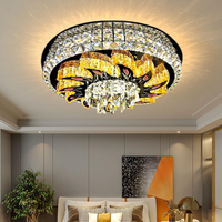 LED осветително тяло от кристал за таван Majestic Bloom с дистанционно, еквивалент 800W