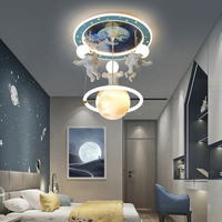 LED осветително тяло висящо 100W Astro Friends с дистанционно, еквивалент 500W