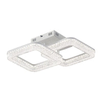 Осветително тяло LED MATEO 2 Square White Еквивалент 300W Дистанционно управление