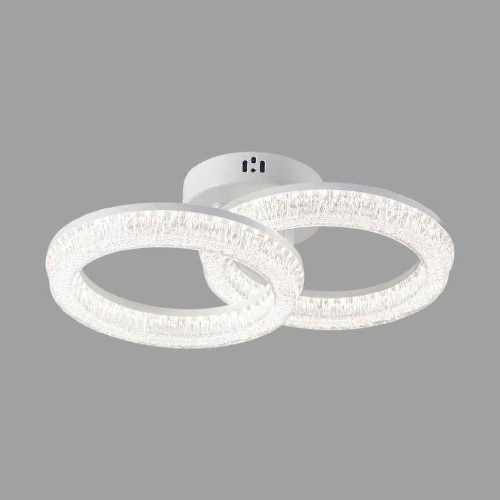 LED осветително тяло MATEO 2 Circle White еквивалент 300W с дистанционно