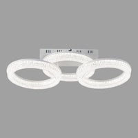 Осветително тяло LED MATEO 3 Circle White еквивалент 600W с дистанционно