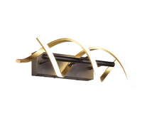 LED аплик SEQUENCE Gold+Black Еквивалент 150W